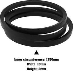 Dailygoods - V-Type Rubber Aandrijfriem voor Grasmaaier - 1350 mm Binnenomtrek — thumbnail 5
