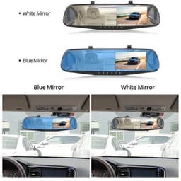 Dashcam voor Auto - Dashcam 4.3 Inch - Full HD 1080P Auto Rij Recorder - Achteruitkijkspiegel DVR - Nachtzicht, Bewegingsdetectie & Parkeermodus - 6M Achteruitrijcamera - Zonder Geheugenkaart - Zwart — thumbnail 3
