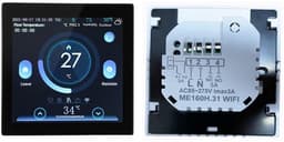 Digitale Thermostaat - Slimme Kamerthermostaat - Verwarming Regelen - App Bediening - 86x86mm - Wit — thumbnail 5