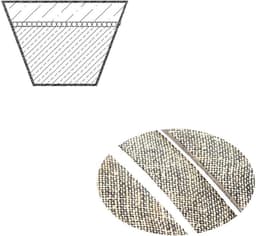 Grasmaaier Aandrijfriem - Vervangingsriem Gazonmaaier - Gazononderhoud - Duurzame Aramidevezel - 1/2 x 89 Inch - Zwart — thumbnail 5