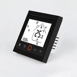 Slimme Vloerverwarming Thermostaat - Temperatuurregelaar WiFi - Comfortabel Huis - Dubbele Sensor Bediening - 16A Capaciteit - Zwart — thumbnail 5