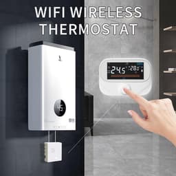 Ketelthermostaat - Verwarmingsthermostaat Regelaar - Comfort Verhoging - App Bediening - 19 x 8 x 3 cm - Wit — thumbnail 5