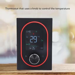 Slimme Thermostaat - Programmeerbaar - Comfort Regelen - App Bediening - AC 95-240V - Zwart — thumbnail 3