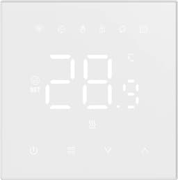 Slimme Thermostaat - Digitale Regelaar - Vloerverwarming Regelen - App Bediening Mogelijk - 3A - Wit — thumbnail 1