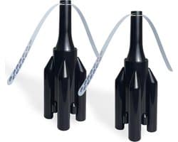 Solvix tafel ventilator geluidloos - Tafelflybestrijders - Zwart - Rotating Wings - Veilig en Stil - Voor Binnen en Buiten