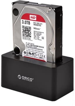 Let op type!! ORICO 6619US3 super snelle 5Gbps USB 3.0 naar SATA Docking Station voor 2.5 inch / 3.5 inch harde schijf (zwart) — thumbnail 2