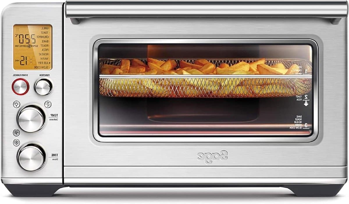 Heteluchtfriteuse Oven - Airfryer Oven - Veelzijdig Koken - Element iQ Systeem - 22 Liter - Geborsteld Roestvrij Staal — afbeelding 1