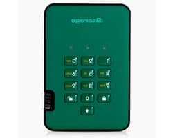Externe SSD - Draagbare Harde Schijf - Veilige Data Opslag - Hardware Encryptie - 128 GB - Groen