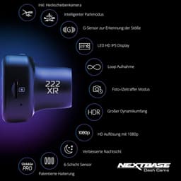 Thijox - Full HD 1080p Dashcam voor en Achter met Achterruitcamera, 32 GB SD-kaart, Parkeermodus 24/7 & Click&Go Houder - Nextbase 222XR Alternatief — thumbnail 4