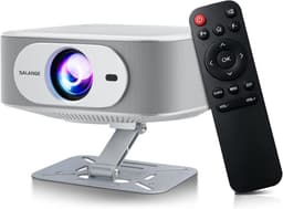 SnelShoppen - Draagbare 1080P Projector met 4K Ondersteuning, WiFi 6, Bluetooth 5.4, Elektronische Focus & Auto Correctie voor Feesten, Camping, Thuis — thumbnail 1