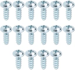 Dailygoods- Grasmaaier Schroeven 16 Stuks - M5 x 16 mm - Verzinkt — thumbnail 2
