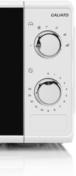 Magnetron - Oven Verwarming - Snel Eten Opwarmen - Gelijkmatige Verdeling - 17 Liter - Wit — thumbnail 2