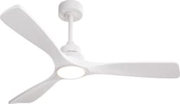 COVREO Plafondventilator met verlichting 132 cm wit, 3 bladen en afstandsbediening — thumbnail 2