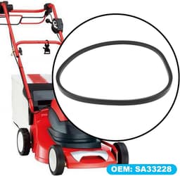 SnelShoppen - Maaier V-riem SA33228 710x9,5x6mm Compatibel met Sabo 47-4 47-2 47-A 47OHV Vervangingsonderdeel Hoogwaardig Rubber — thumbnail 5