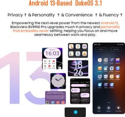 Blackview BV8900 Pro - Robuuste Smartphone - Met UWB Tag - 16GB RAM - 256GB - 10000mAh - Octa Core - 6,5 inch FHD+ 2.4K - 4G Dual SIM - IP68 Waterdicht - Outdoor Mobiele Telefoon - NFC GPS - Oranje — thumbnail 5