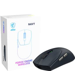 MSI FORGE GM340 WIRELESS NAVY – Gamingmuis – Draadloos RF - Bluetooth – Optisch – 12.000 DPI — thumbnail 1