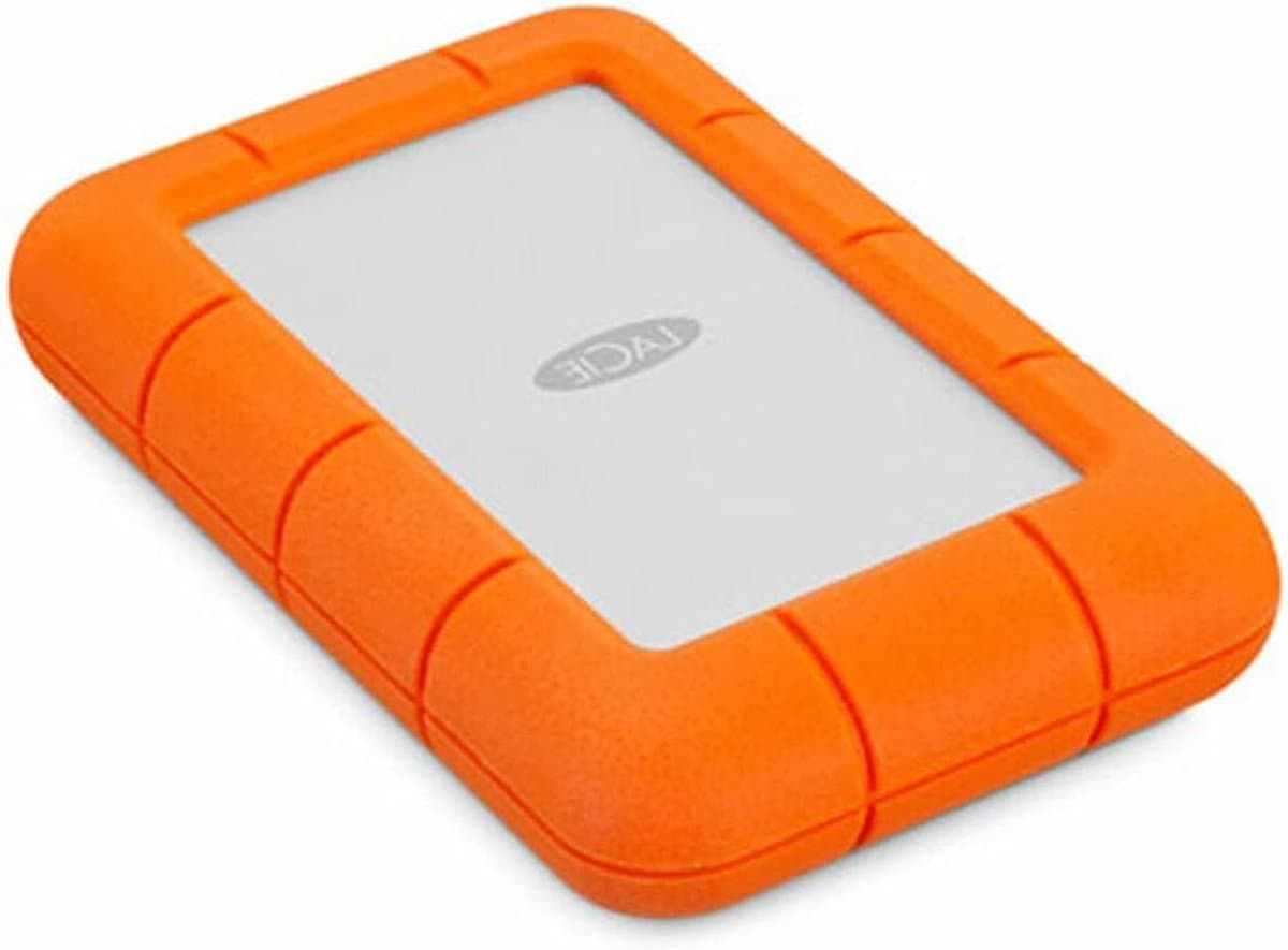 Externe Harde Schijf - Mobiele Opslag - Bestanden Opslaan - Schok Regen Drukbestendig - 2 TB - Oranje — afbeelding 1