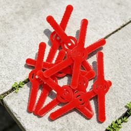 Snoeidraad Grasmaaier - Snijder Opzetstukken - Gazon Onderhoud - Lichtgewicht Constructie - 100 Stuks - Rood — thumbnail 4