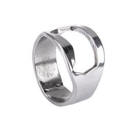 Ring stijl metalen bierfles & blikopener  binnendiameter: 2.2cm(Silver) — thumbnail 3