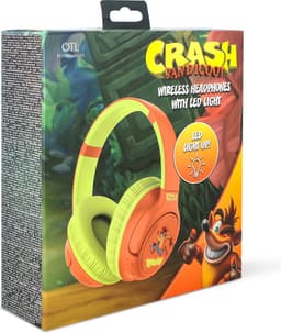 Crash Bandicoot - draadloze koptelefoon - led lights design - over-ear model - microfoon - 50 uur speeltijd — thumbnail 5