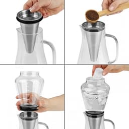 BEEM Cold Drip Koffiezetapparaat – 500ML – Cold Brew – ijskoffiemaker – cold drip coffe maker – duurzame uitneembare filter — thumbnail 5