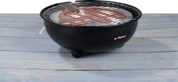 alpina Elektrische BBQ 1250W - Tafel Barbecue zonder Rook - Barbecuegrill met Grillrooster Ø30cm - Geschikt voor Binnen Gebruik - Zwart — thumbnail 3