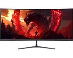 Acer ED340CUR X0 computer monitor 86,4 cm (34") 3440 x 1440 Pixels UltraWide Quad HD LCD Zwart