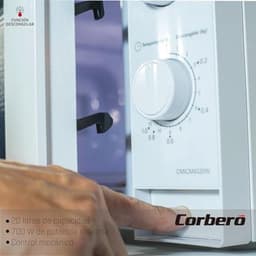 Magnetron met Vrije Installatie - 20 L, 700 W, 5 Standen, Mechanische Bediening — thumbnail 3