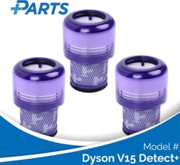 Dyson V15 Detect+ Filters (3 Stuks, Plus.Parts® alternatief voor 970013-02) — thumbnail 1