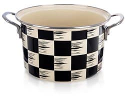Orion Szachownica Serie - Geëmailleerde Pan - 20 cm - 3 l - Retro Stijl