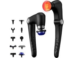 Massage Gun - Massage Gun Professioneel - Massage Apparaat - Met Verwarmingsfunctie & 10 Massagekoppen - Diepe Weefselmassage voor Rug en Schouders - Spierherstel en Pijnverlichting