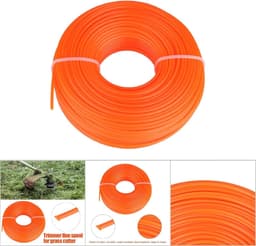 Vervangingsdraadspoel voor trimmer - 2.4mm trimmerlijn - nylon koord - ronde draad - benzine grasmaaier - 50 miljoen — thumbnail 2