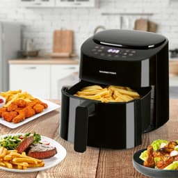 Heteluchtfriteuse 4,5L - 1400W met 8 Kookprogramma's voor Gezonde Bereidingen — thumbnail 2