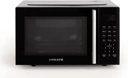 Magnetron met Grill en Ovenfunctie - Zwart - 23L Inhoud - 1000W Vermogen - Digitale Display — thumbnail 1