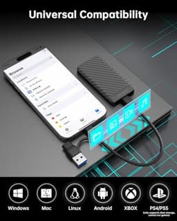 Draagbare 2TB SSD USB 3.2 Gen 2x2 tot 2000MB/s - Externe Harde Schijf voor Smartphones, Laptops, Tablets en Spelconsoles — thumbnail 2