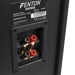 Speakerset - Fenton SHF80B high-end hifi speakers 500W met 3x 6.5 inch woofers - Zwart — thumbnail 3