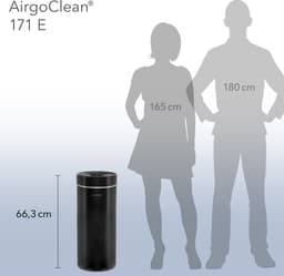 TROTEC Design luchtreiniger AirgoClean® 171 E - Voorfilter, Carbonfilter und HEPA-Filter - 80m³ - fijnstofdeeltjes - pollen — thumbnail 3
