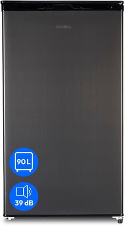 MEDION koelkast met ijsblokjescompartiment (90L totale nuttige inhoud 80L koelcompartiment 10L ijsblokjescompartiment, transparante groentelade, vrijstaand, verwisselbaar deurscharnier, in hoogte vers — thumbnail 1