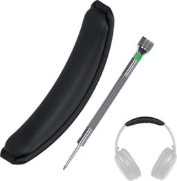 Vervangende Hoofdband voor Bose QuietComfort 35, 35 II, 45 (QC35, QC35 II, QC45) Hoofdtelefoon [Upgraded] van MMOBIEL – Protein PU Hoofdband – Hoofdtelefoon Hoofdkussen Cover Reparatie – Zwart — thumbnail 1