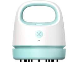 Draagbare Mini-Stofzuiger voor Tafel - USB Oplaadbaar, Draadloos en 360 Graden Draaibaar