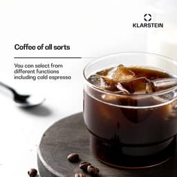 Klarstein Kabel SteelPresso Touch Portafiltermachine - Espressomachine met Siebdrager 20 Bar - Touch Display 1350W RVS - voor Keuken voor Espressoliefhebber - Compact Modern - Coffee Machine - Koffieautomaat — thumbnail 2