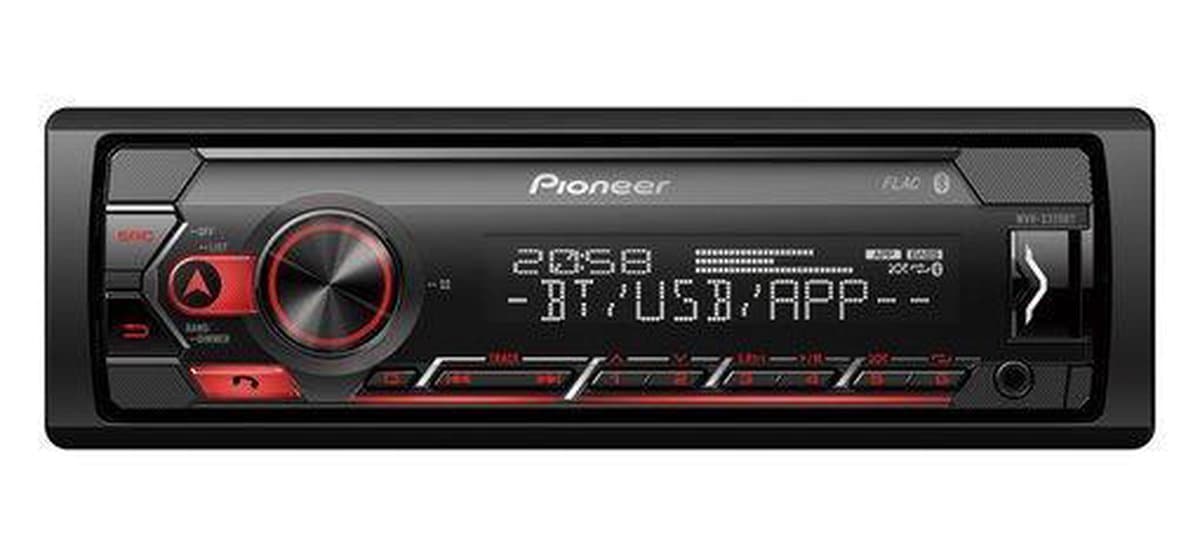 Pioneer MVH-S320BT - Autoradio met Bluetooth - USB - 1 Din - iOS & Android Compatibel - 4 x 50 Watt — afbeelding 1