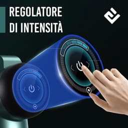 Massage Pistool 6 snelheden dieptespiermassage draadloos - professioneel verstelbaar voor sportschool - draagbaar met 8 massagekoppen - USB-C-opladen — thumbnail 2