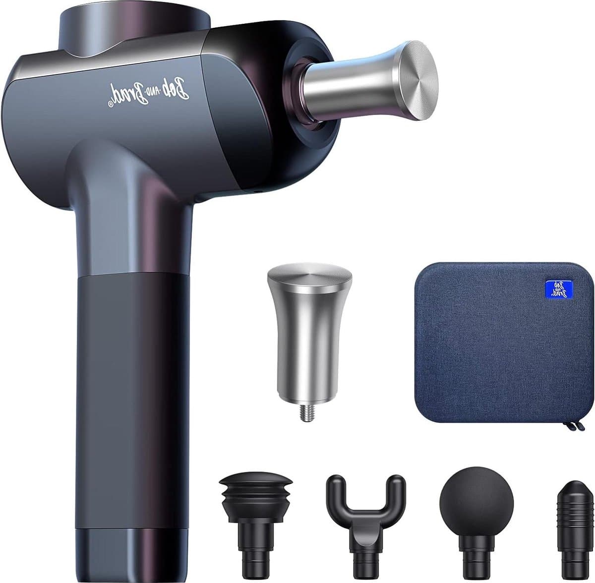 Massage gun - Diepe weefsel spiermassage - X6 Pro stil elektrisch massageapparaat met 5 koppen - Atleten Spier Ontspanning - Percussie spiermassageapparaat massage gun — afbeelding 1