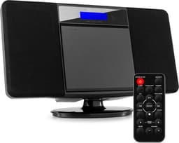Stereo Set met CD-Speler en FM Radio - Audizio Nimes - USB - MP3 - Bluetooth - 50 W - Zwart — thumbnail 1