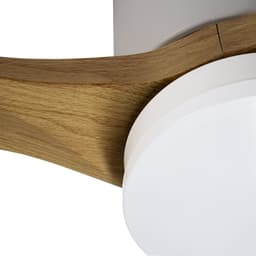 LED Plafondventilator | Hout Wit | 18W | 1440 lumen | CCT - Kleurwissel | Niet dimbaar — thumbnail 4