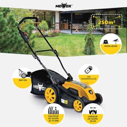 Draadloze Grasmaaier 38 cm - Lithiumaccu 40V/2.5Ah voor Tuinen tot 250 m² — thumbnail 2