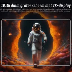 5G 2025 Nieuwe Wereldwijde Versie 10,36 Inch Tablet Android 12GB RAM 256GB ROM Android Dual Sim 10-Core Bluetooth Tablet-pc Netwerk - Goud — thumbnail 3