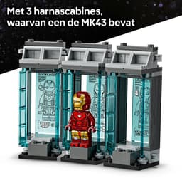 LEGO Marvel - Iron Mans laboratorium: harnasruimte Constructiespeelgoed — thumbnail 2
