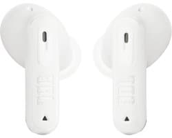 JBL Tune Beam 2 - Noise Cancelling Oordopjes - Oortjes Draadloos - Bluetooth - In-ear True Wireless - 48 uur speeltijd - IP54 - Wit